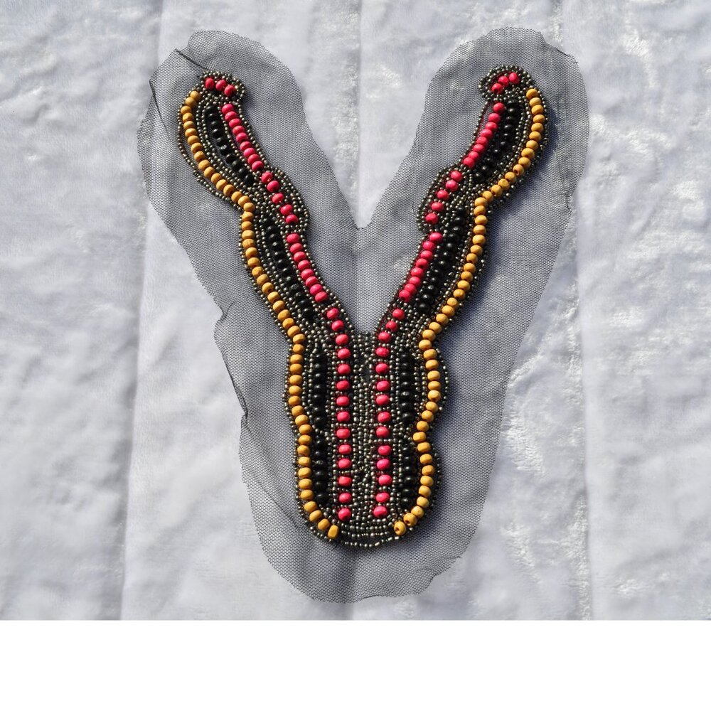 Vintage Trims 60Pcs for $20 Vintage Trims embroidered and beaded Applique tops
